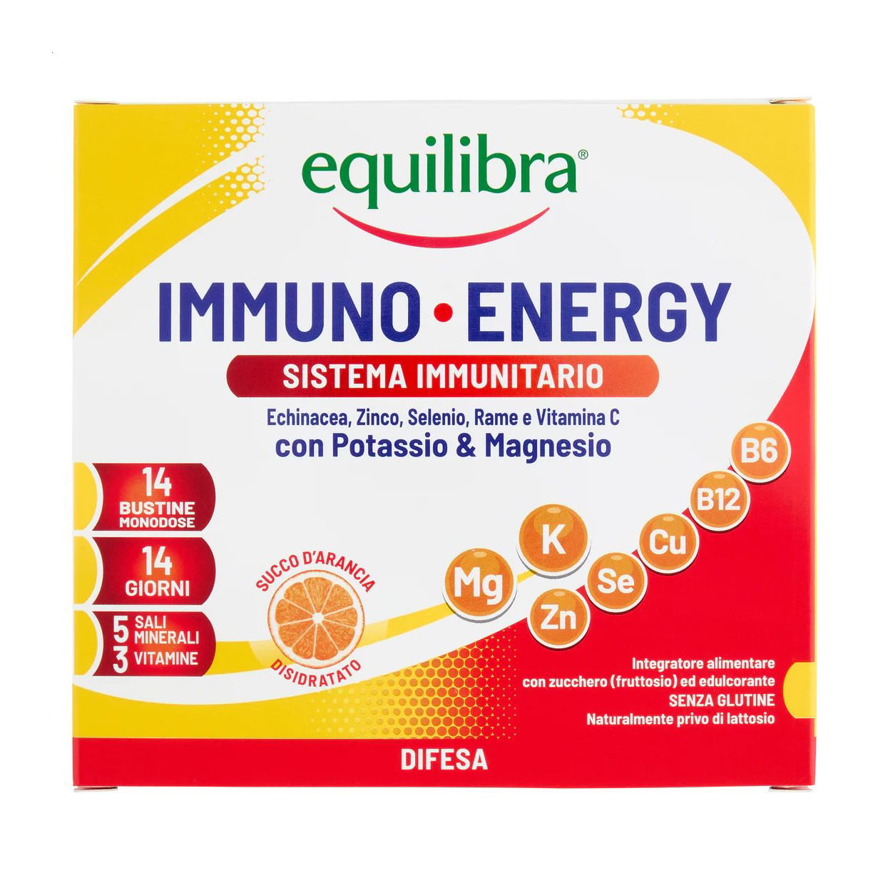 Комплекс для підтримання енергії equilibra Immuno Energy, 14 саше